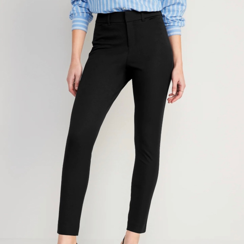 womens Old Navy Black high rise work pants